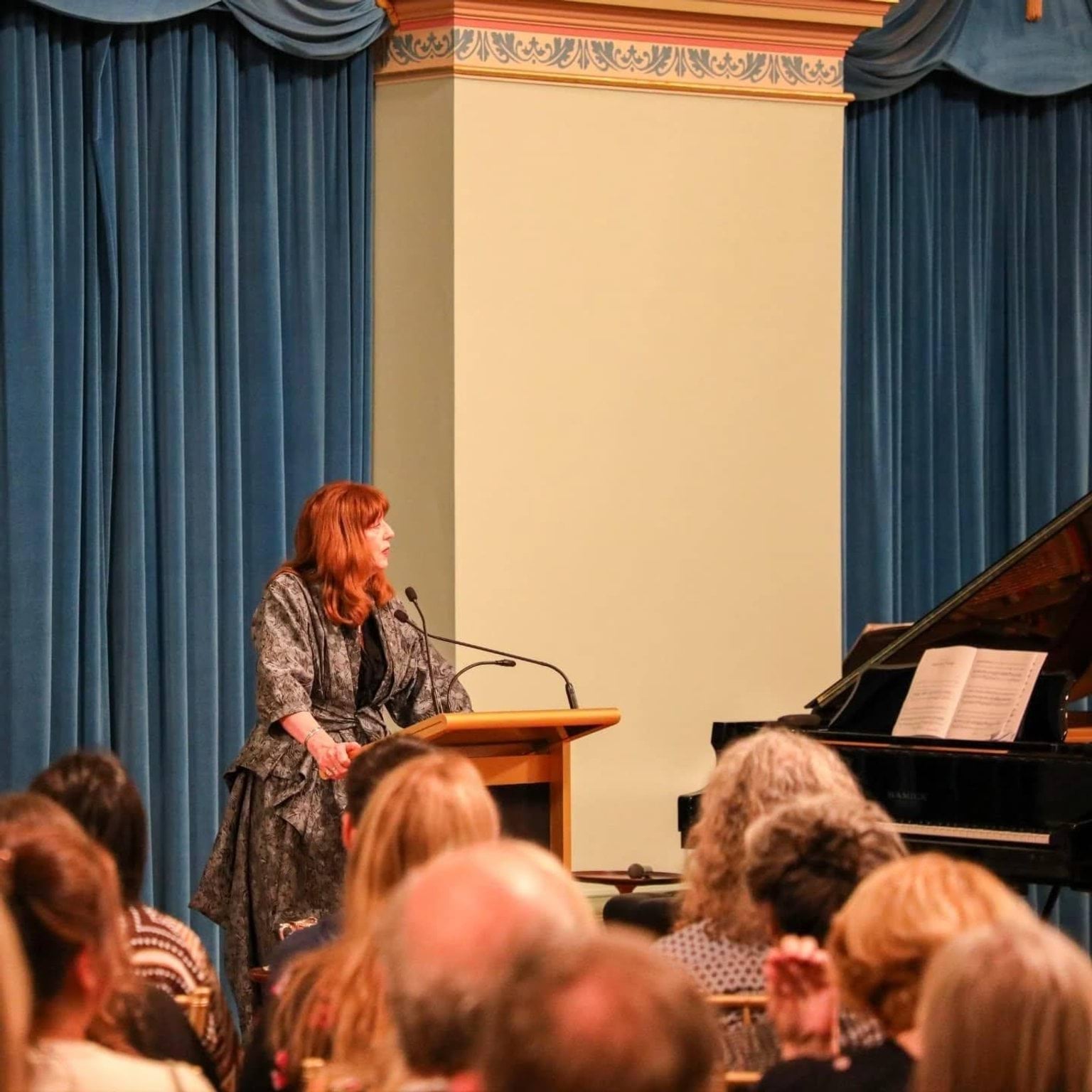 The Governor speaking at the Governor's Performance Series: Sutherland Trio.