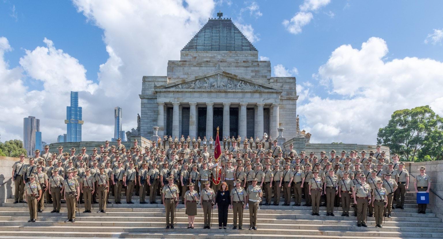 The Governor at the The Royal Australian Corps of Signals Parade and Commemorative Service