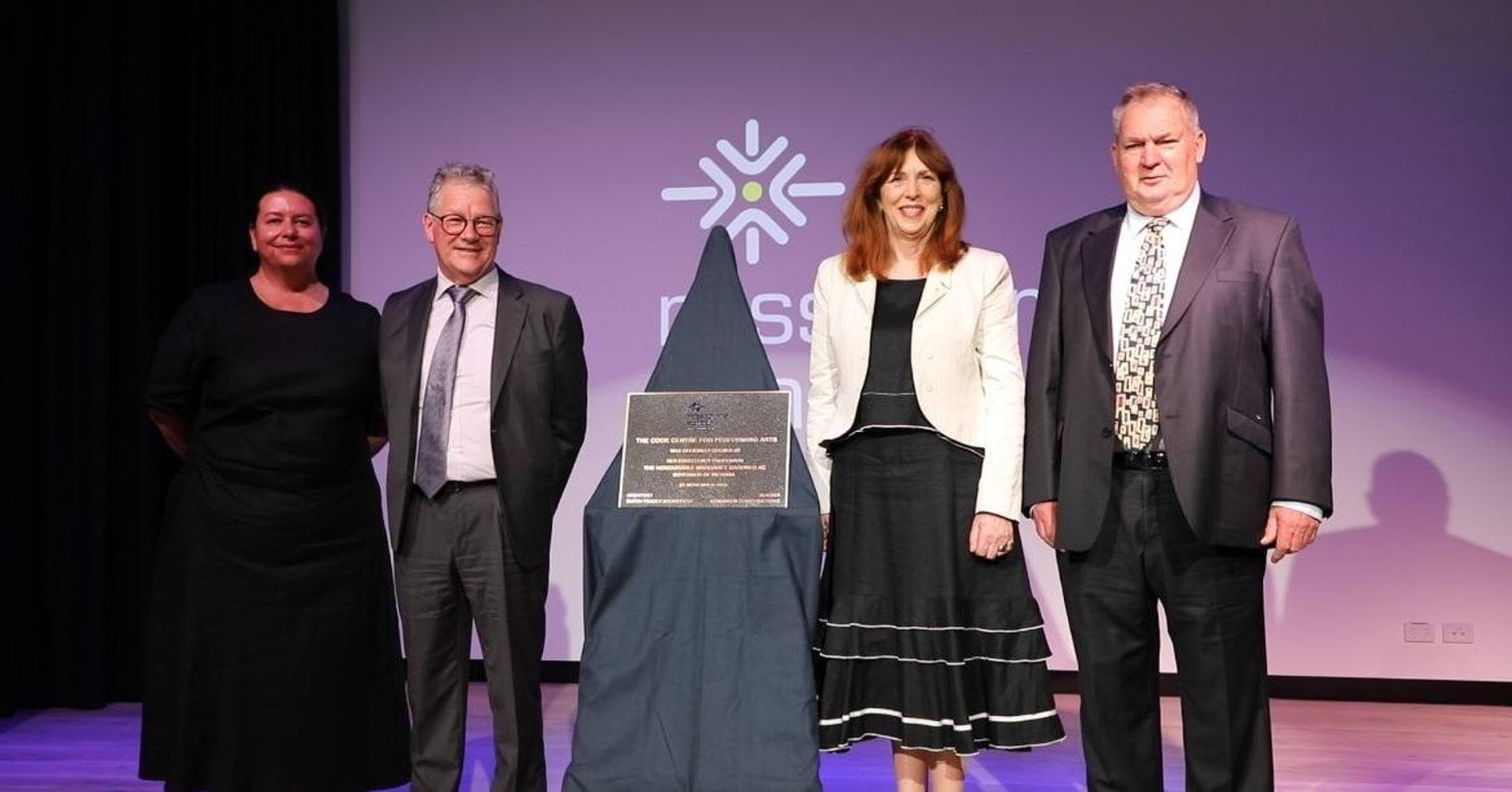 The Governor at the Rossbourne School Performing Arts Building Opening