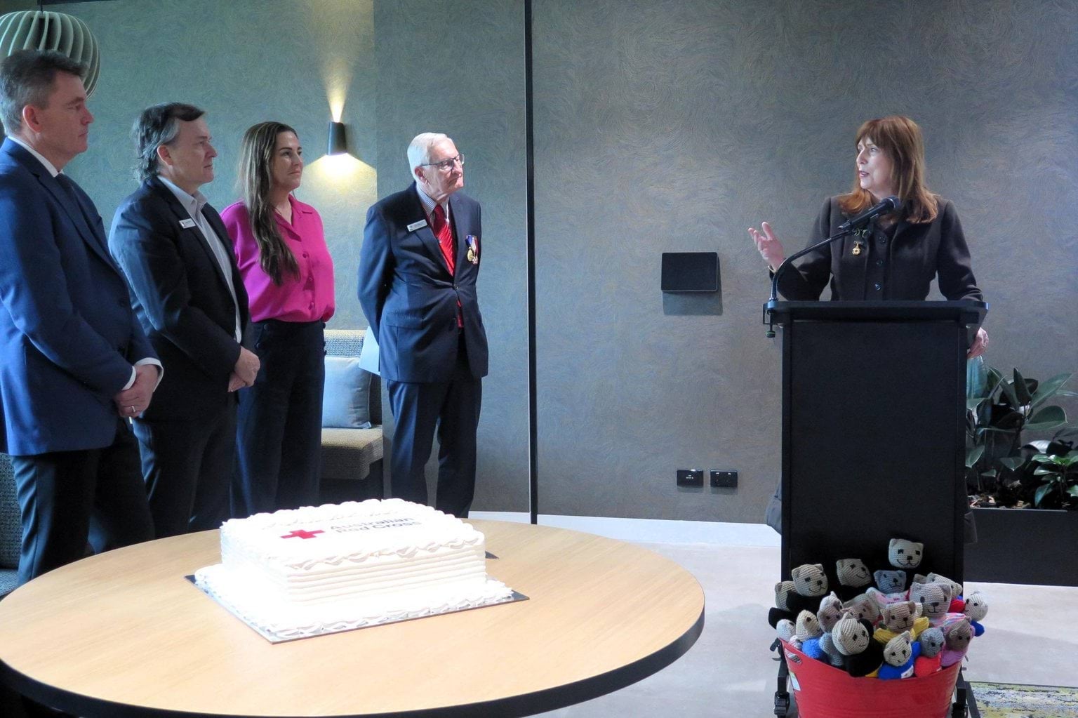The Governor at the Official Opening of Red Cross Victoria