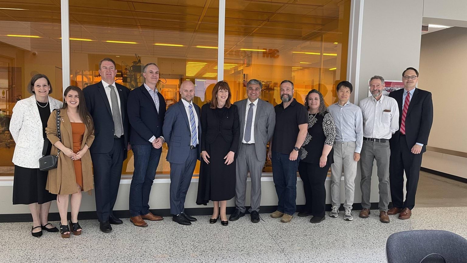 The Governor at a meeting with University of Minnesota Research Leadership