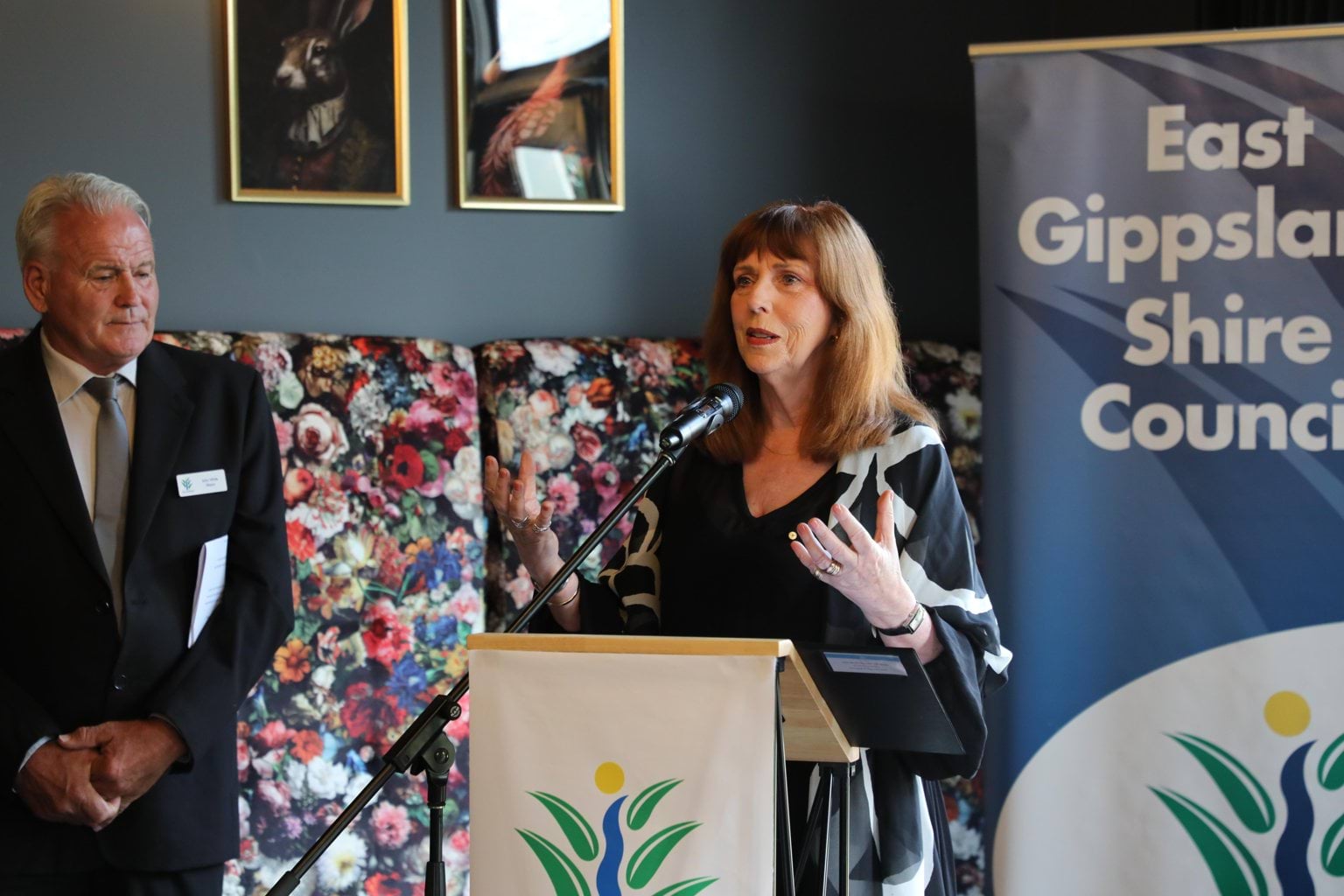 The Governor speaking at an East Gippsland Civic Reception