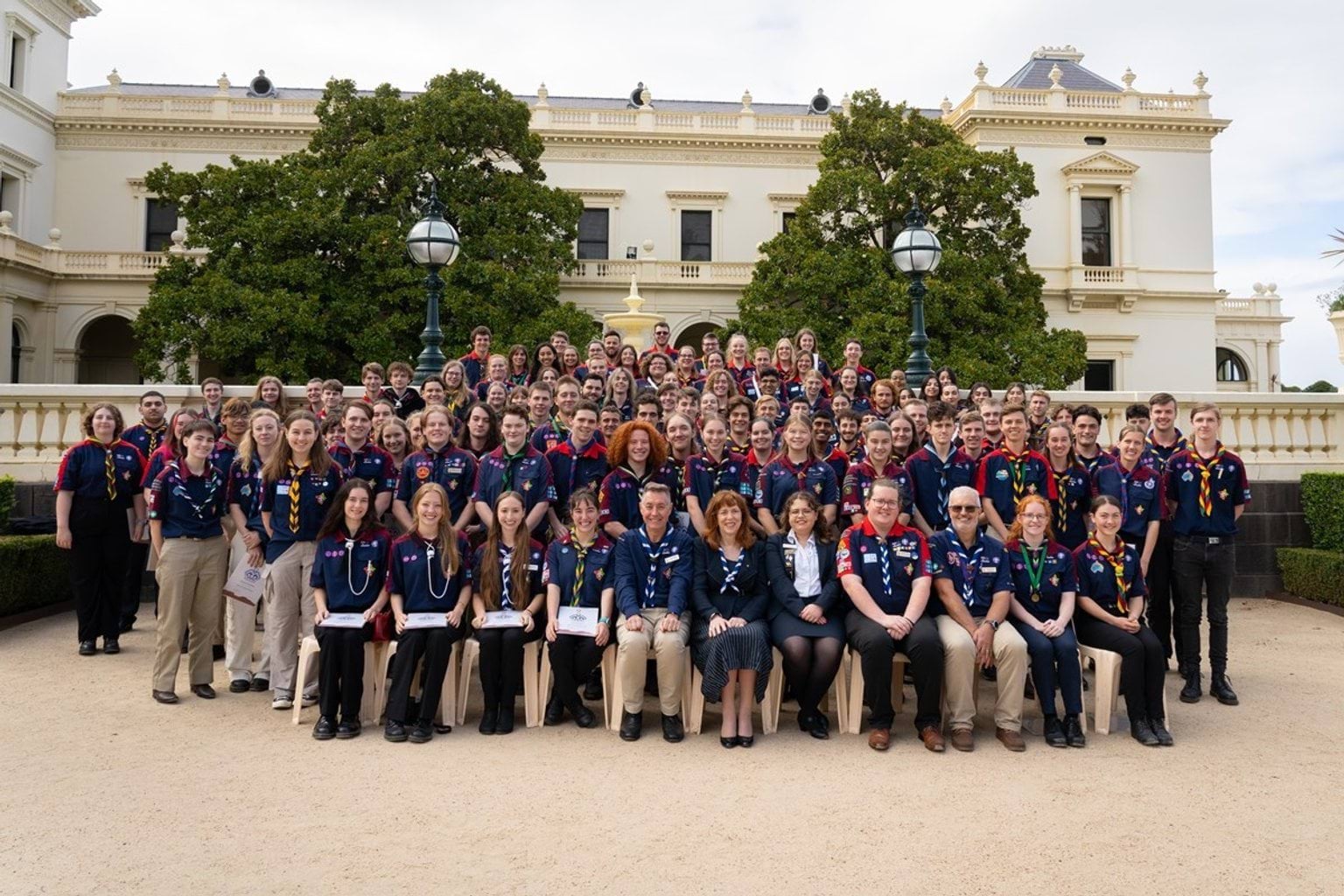 The Governor at the Scouts and Girl Guides Victoria Awards