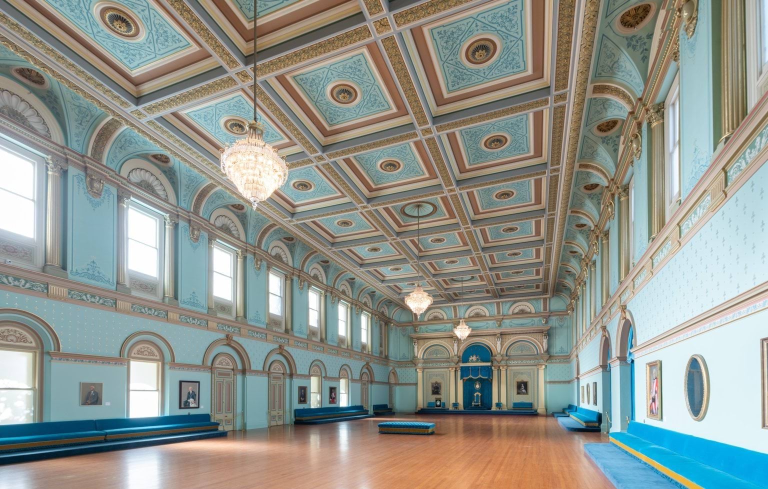 The State Ballroom at Government House Victoria