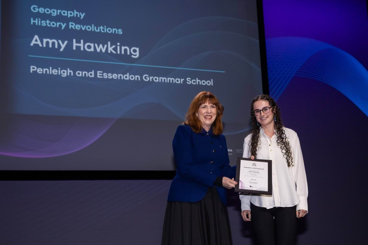 The Governor at the 2024 Premier's VCE Awards