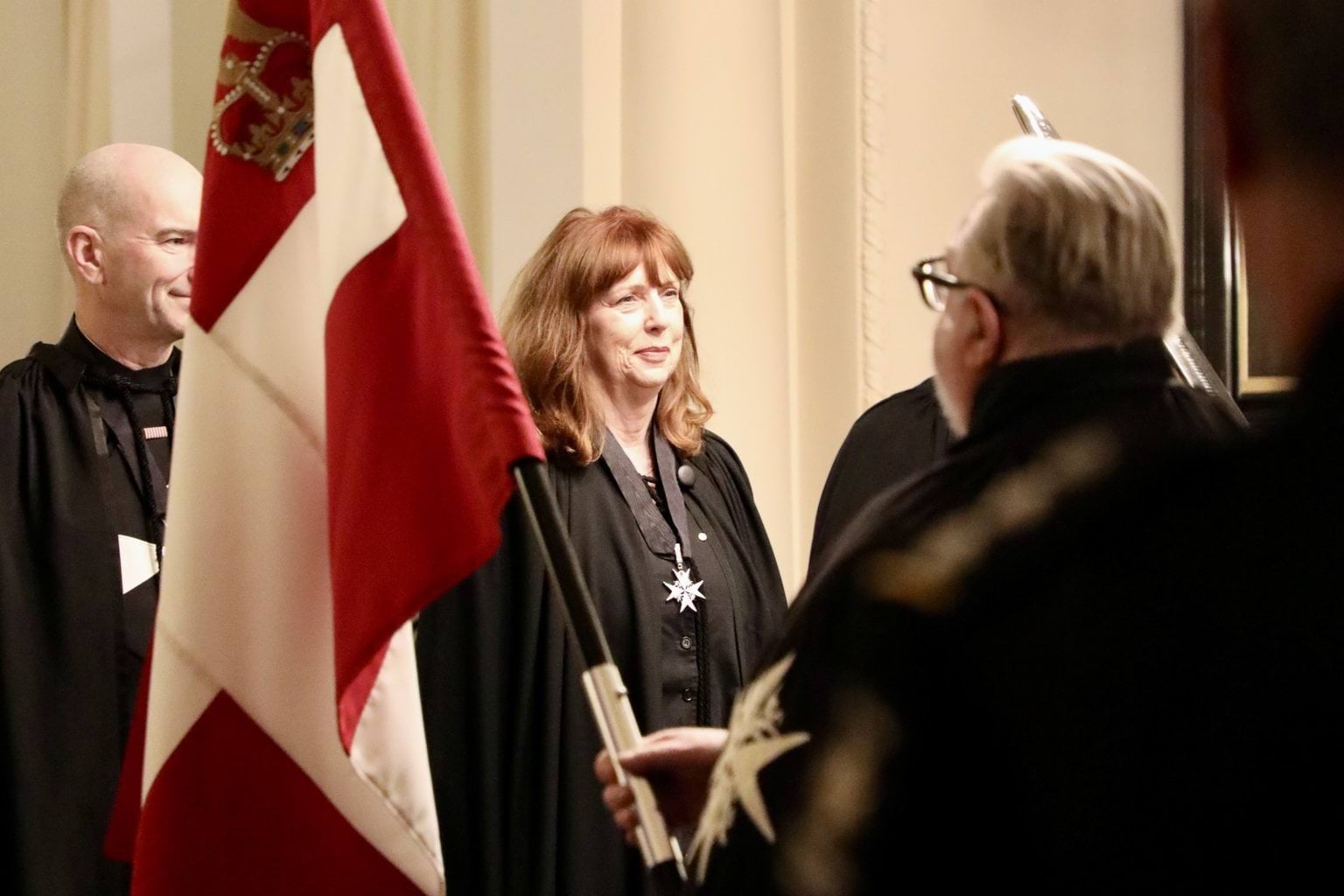 The Governor at an Order of St John Investiture Ceremony