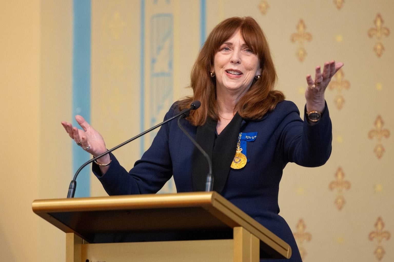 The Governor speaking at Order of Australia investiture ceremonies