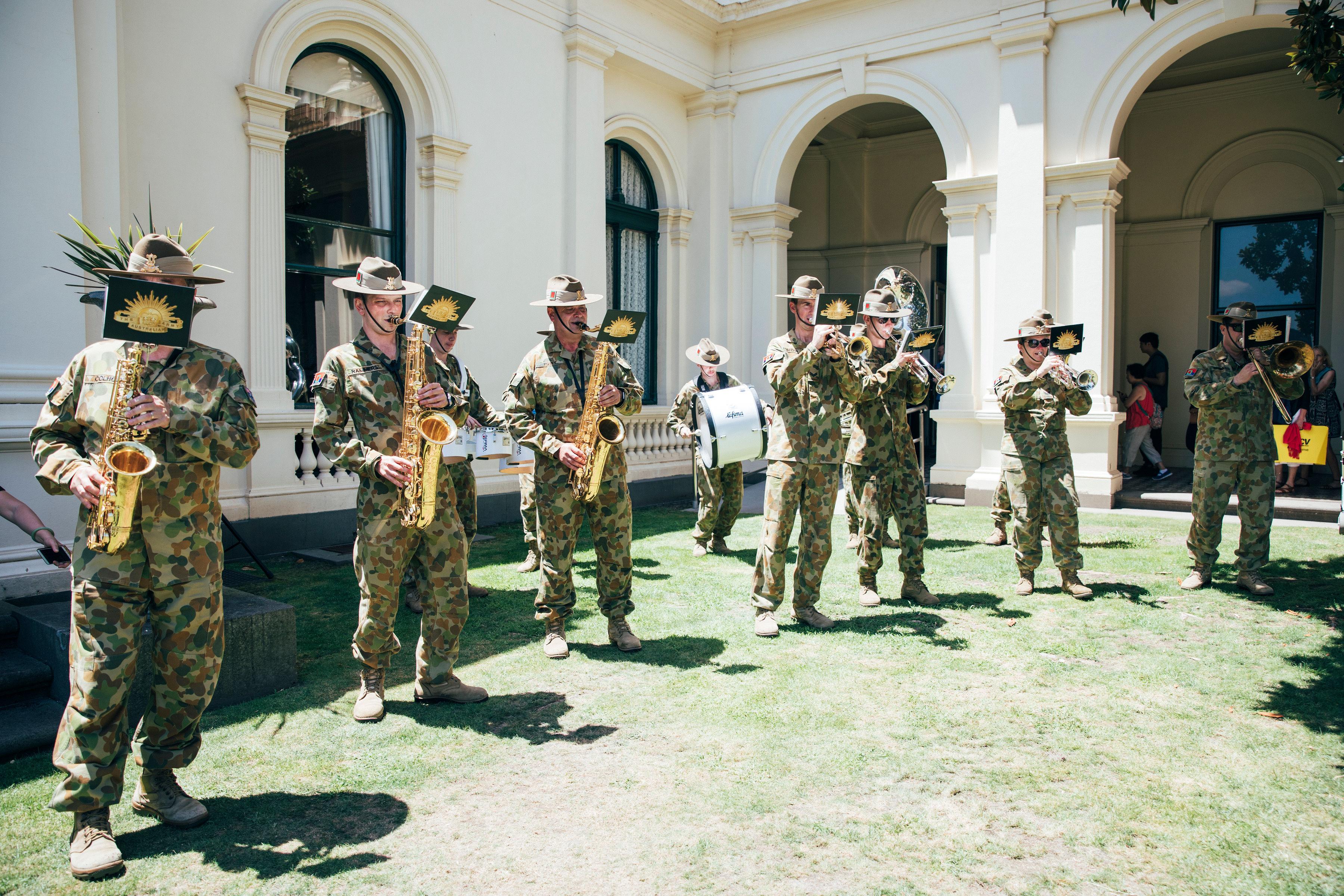 Musical performances at Government House Open Day. 