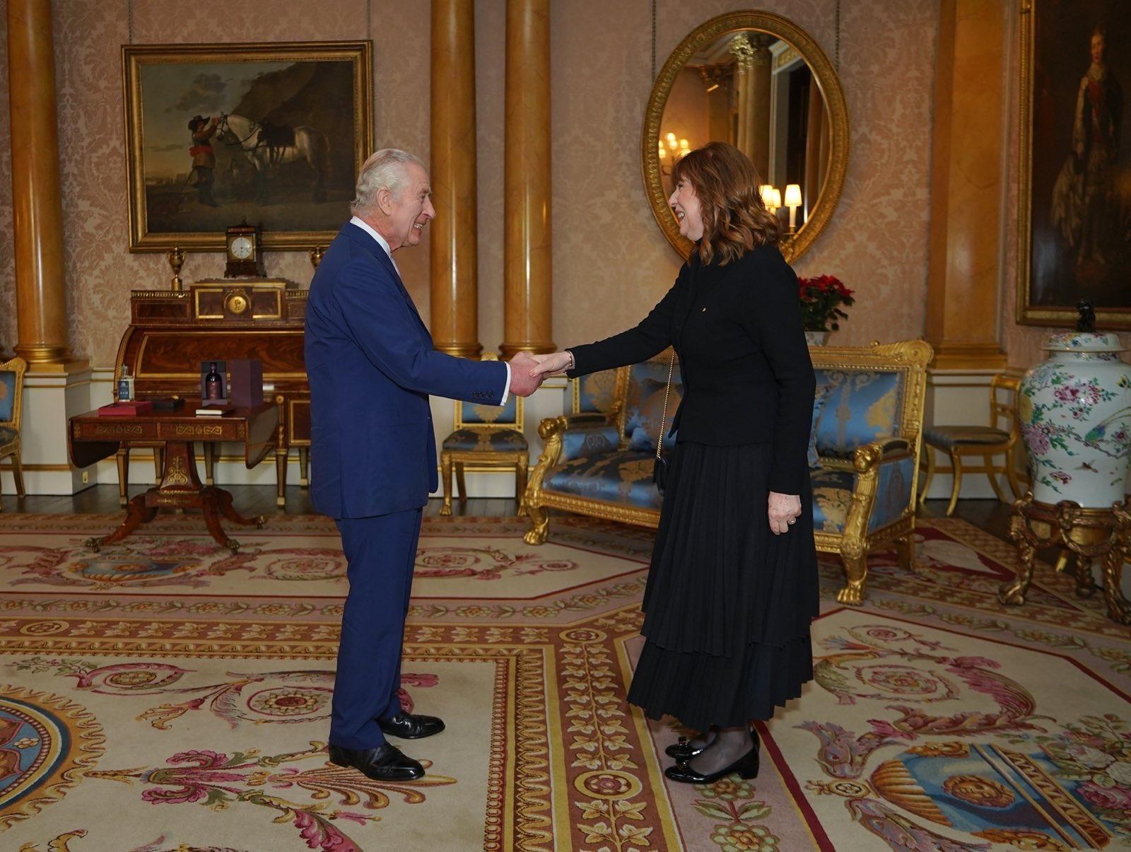 The Governor with His Majesty King Charles III