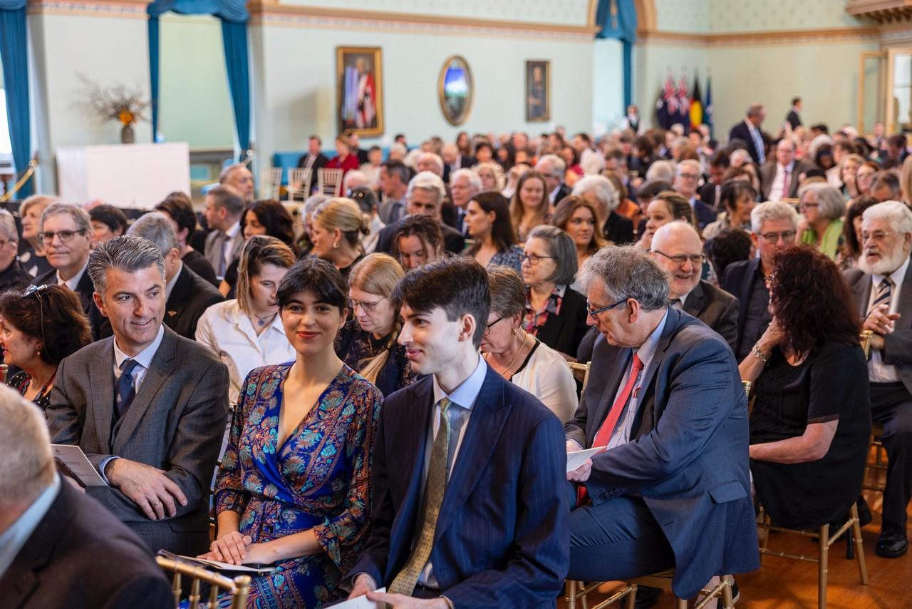 Crowd at an Investiture Ceremony.