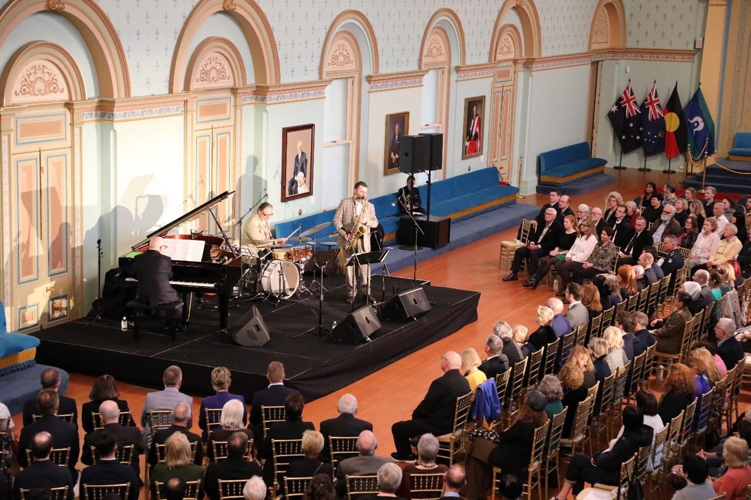 The Governor’s Performance Series at Government House. 