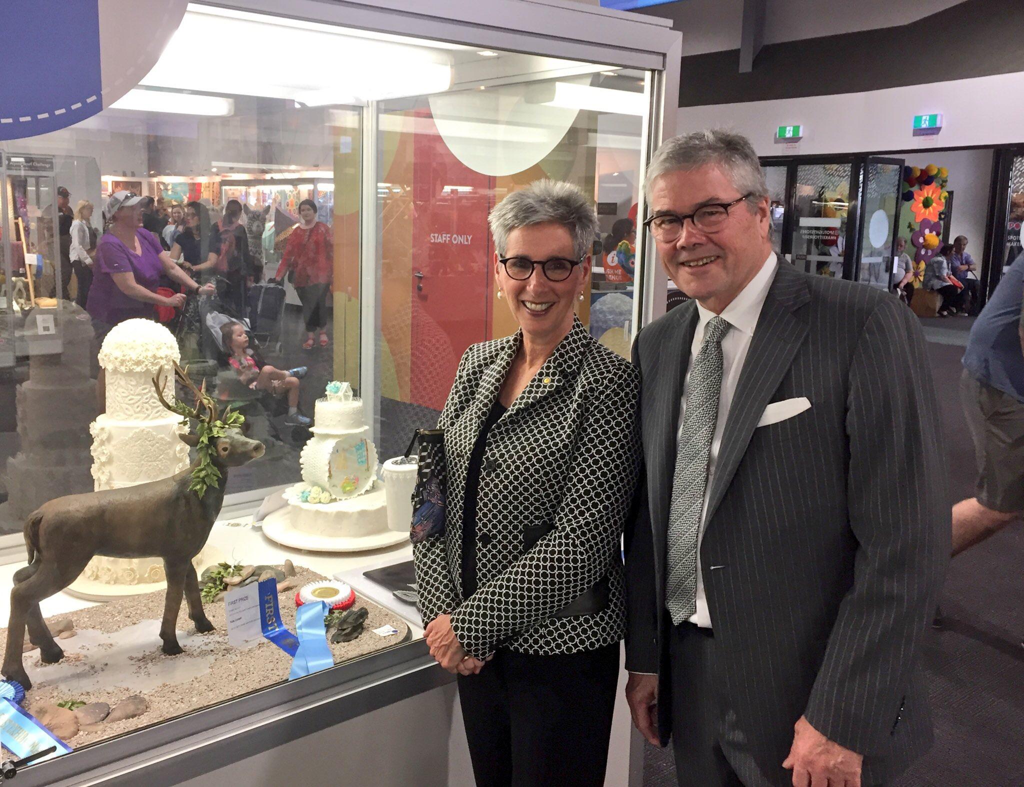 Governor and Mr Howard at the Opening of the Royal Melbourne Show 2017