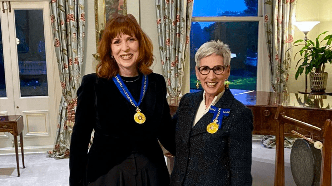 Professor Margaret gardner AC and the Honourable Linda Dessau AC CVO Professor Margaret gardner AC and the Honourable Linda Dessau AC CVO