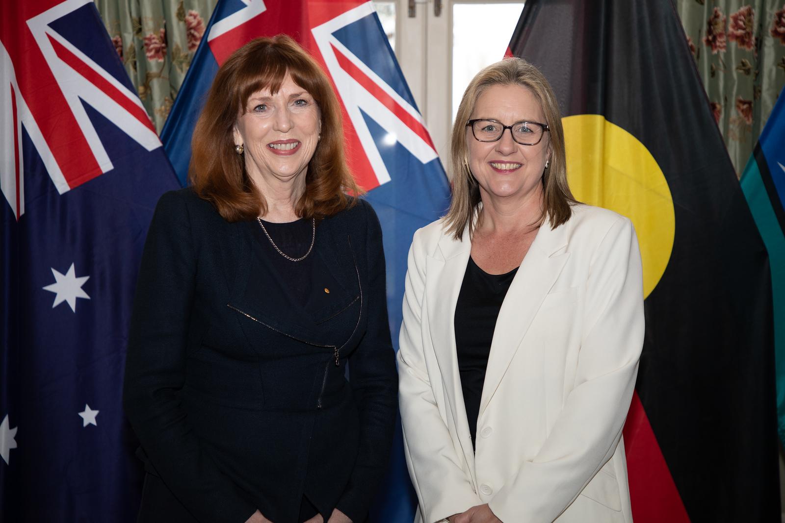 The Governor and the Premier of Victoria. 